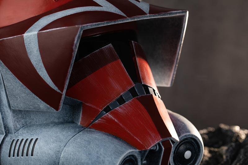 Xcoser Star Wars The Clone Wars 332nd Vaughn Clone Trooper Helmet Adult Halloween Cosplay Helmet