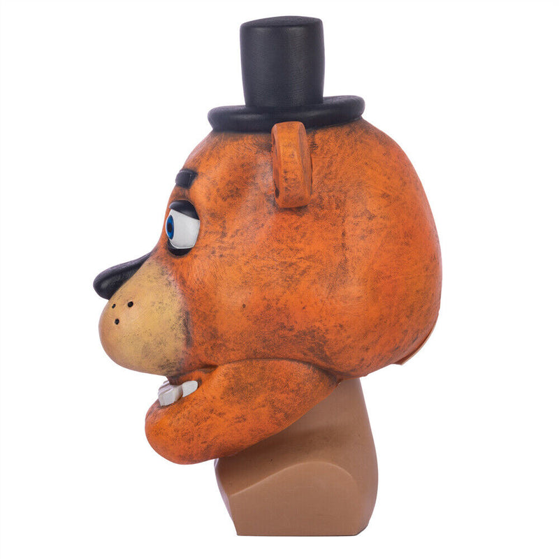 Xcoser Five Nights at Freddy's Faz Bear Cosplay Mask Helmet Latex Full Head for Adult Halloween