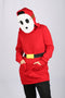 【Buy Black One，Get Half Price of Red One】Xcoser Mario Series Shy Guy Hoodie Women's Hooded Sweatshirt Cosplay Costume