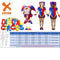 Xcoser The Amazing Digital Circus Pomni Costume Cosplay  Full Set Adult Children