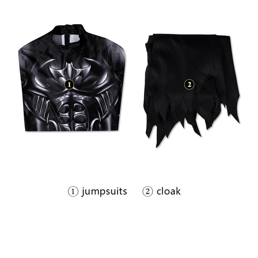 Batman Forever Bodysuit - Bruce Wayne Replica Jumpsuit - Adult Cos