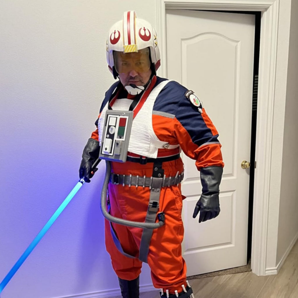 Xcoser Star Wars Luke Skywalker Battle Simulation Helmet Cosplay