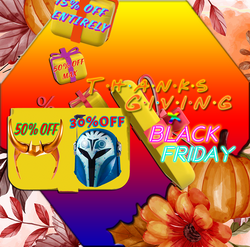 ThanksGiving & Black Friday joint offer with less than 9 days left !!  (Until NOV.30 )