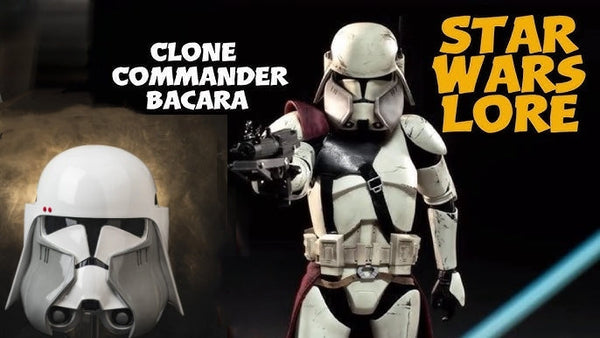 Xcoser Star Wars Commander Bacara Helmet - Premium Resin Cosplay Prop  Halloween Costume Replica