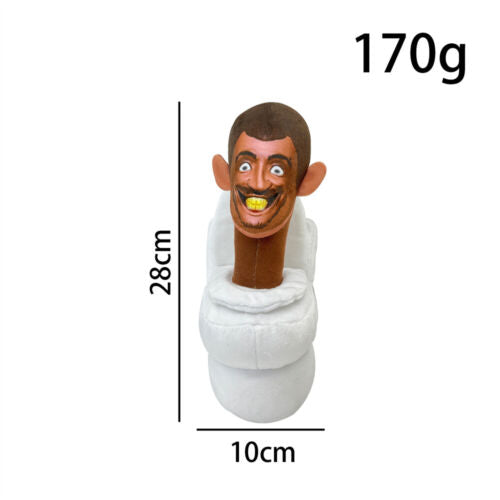 【Special deal，Minimum delivery of two】Xcoser HOT Funny Game Skibidi Toilet Plush Doll