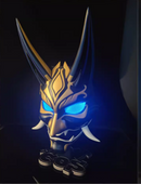 Xcoser Genshin Impact Xiao Mask LED Luminous Anime Cosplay Without Long horns