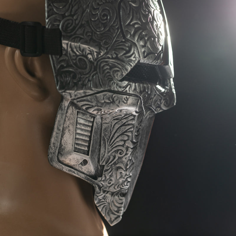 Xcoser Star Wars Sith Acolyte Mask Adjustable Dark Gray Resin Halloween Cosplay Mask