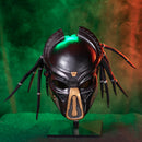 Xcoser Predator Mask with Dreads Hair Cosplay Helmet Halloween Role Play