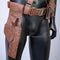 Xcoser The Mandalorian PU Leather Belt with Holster Brown Leather Cosplay Costume Prop for Adult Men