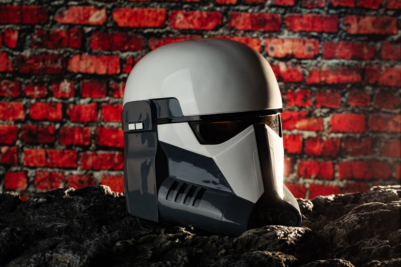 dot certified mandalorian motorcycle helmet Imperial Super Commando Helmet