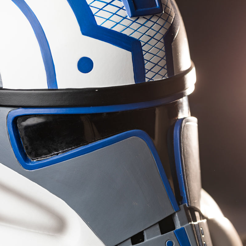 Xcoser Star Wars Battlefront II ARC Trooper Commander Cobalt Hero Helmet（Only for US）