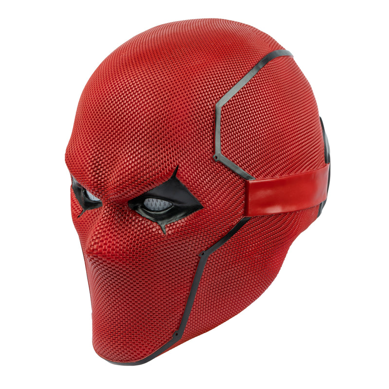 【New Arrival】Xcoser Batman Gotham Knight Red Hood Mask Deluxe Helmet Full Head Adult Halloween Cosplay Costume Accessory Prop