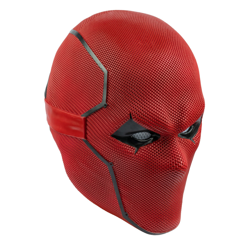 【New Arrival】Xcoser Batman Gotham Knight Red Hood Mask Deluxe Helmet Full Head Adult Halloween Cosplay Costume Accessory Prop