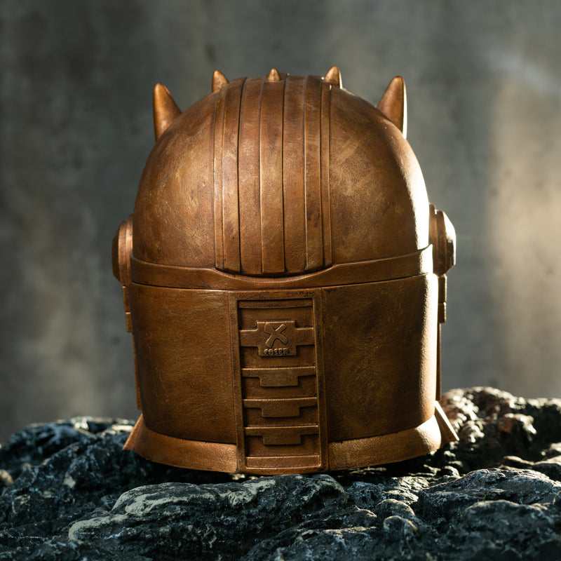 enderal starling helmet of the master smith Mandalorian Blacksmith Helmet - Star Wars Replica