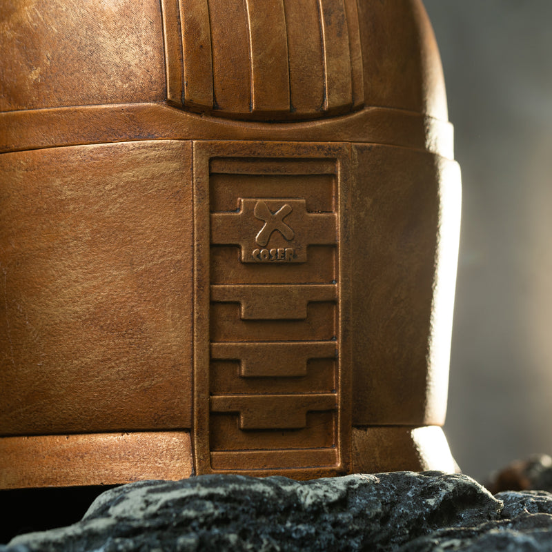 enderal starling helmet of the master smith Mandalorian Blacksmith Helmet - Star Wars Replica