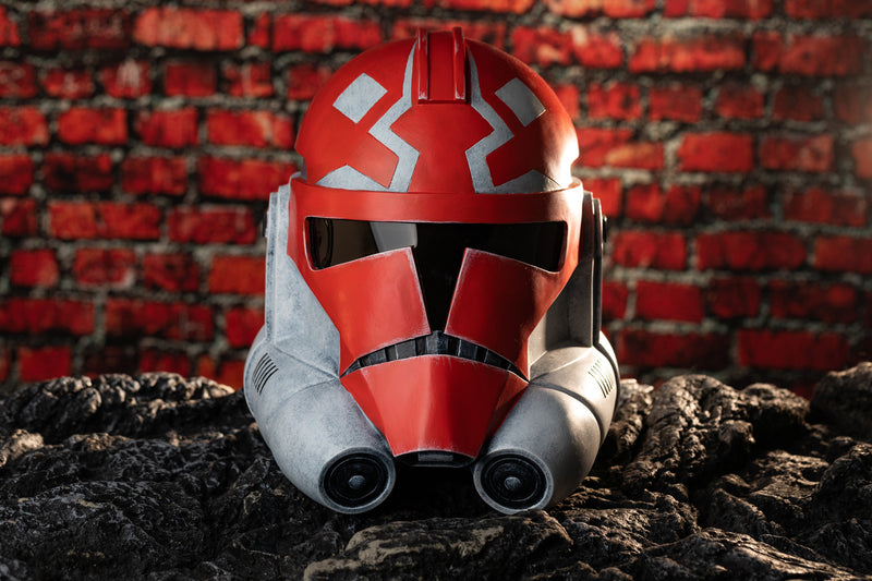 Xcoser Star Wars The Clone Wars 332nd Ahsoka Clone Trooper Helmet Adult Halloween Cosplay Helmet