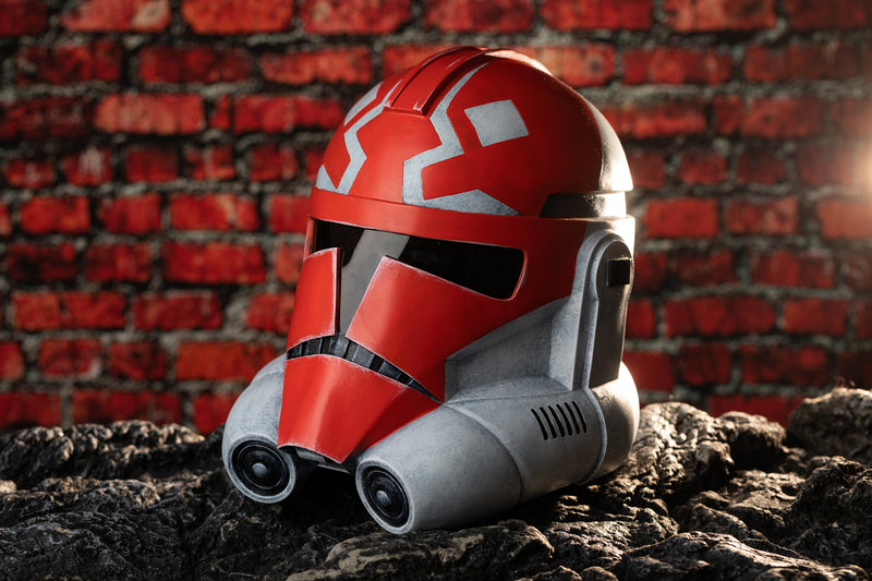 【The last one】Xcoser Star Wars The Clone Wars 332nd Ahsoka Clone Trooper Helmet Adult Halloween Cosplay Helmet