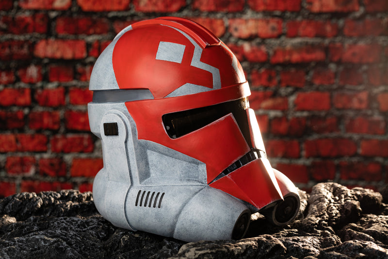 Xcoser Star Wars The Clone Wars 332nd Ahsoka Clone Trooper Helmet Adult Halloween Cosplay Helmet