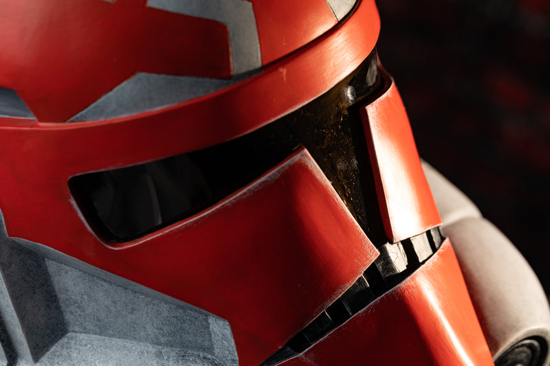【The last one】Xcoser Star Wars The Clone Wars 332nd Ahsoka Clone Trooper Helmet Adult Halloween Cosplay Helmet