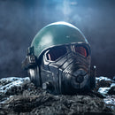 Xcoser Fallout 4 NCR Veteran Ranger Elite Riot Gear Helmet Resin Fallout Mask Halloween Cosplay Costume Accessory Prop(Pre-order,＞20 working days）