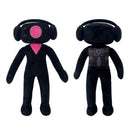 Xcoser 2023 Skibidi Toilet Speaker Woman Plush Stuffed Dolls Toys Kids Fans Xmas Gifts