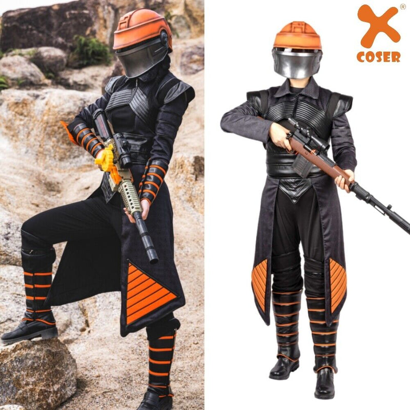 Xcoser Star Wars The Mandalorian Fennec Shand Cosplay Costume Bounty Hunter Uniform SW Jedi Costume Halloween Outfits