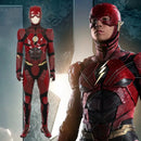 【New Arrival】Xcoser DC Justice League Flash COS suit Barry Allen Costume Cosplay Red Halloween Cosplay Clothes Men(Pre-order，＞30days）