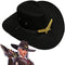 COSTHEME Overwatch Ashe Cosplay Cowboy Hat and Deadlock Necklace（only for US）