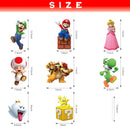 Xcoser Video Game Cartoon Mario Birthday Party Supplies 8Pcs Yard Signs（Pre-order，＞30 days）