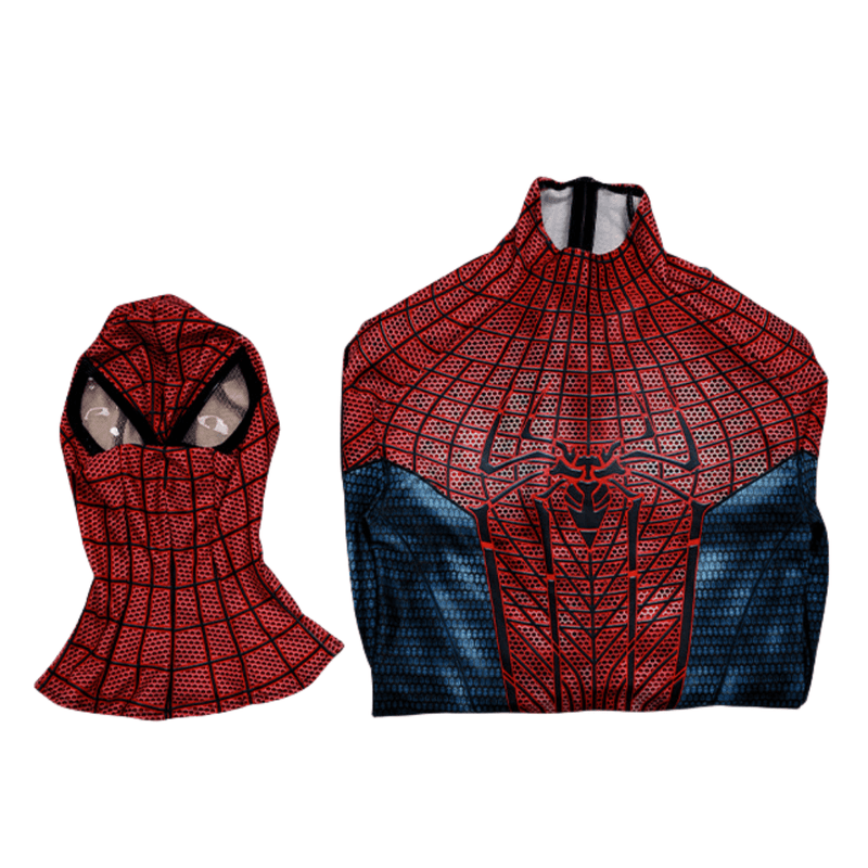 Xcoser The Amazing Spider-Man Tight-Fitting Suit Marvel Onesie Cosplay Suit For Men