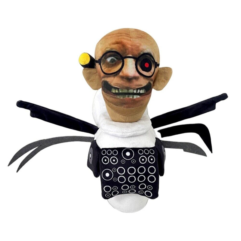 Xcoser Skibidi Toilet Professor Toiletman Plush Stuffed Dolls Toys Kids Fans Xmas Gift
