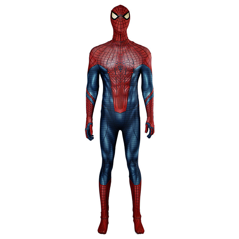 Xcoser The Amazing Spider-Man Tight-Fitting Suit Marvel Onesie Cosplay Suit For Men
