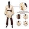 Xcoser Star Wars Jedi Knight Obi-Wan Kenobi Cosplay Costume Cloak Suits Hoodies Uniforms Adult Halloween Christmas