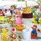 Xcoser Video Game Cartoon Mario Birthday Party Supplies 8Pcs Yard Signs（Pre-order，＞30 days）