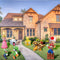 Xcoser Video Game Cartoon Mario Birthday Party Supplies 8Pcs Yard Signs（Pre-order，＞30 days）