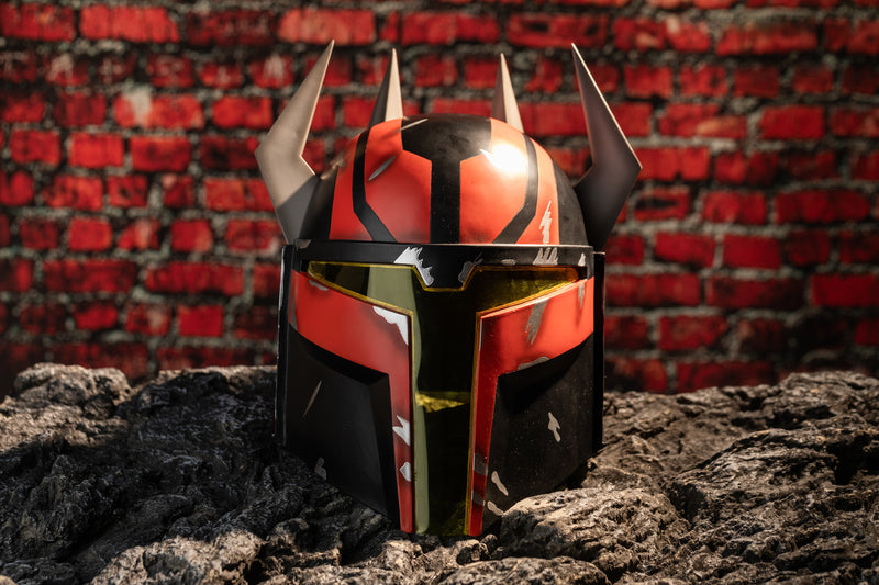 【New Arrival】Xcoser Star Wars Mandalorian Gar Saxon Helmet Adult Halloween Cosplay（Pre-order，＞15 days）