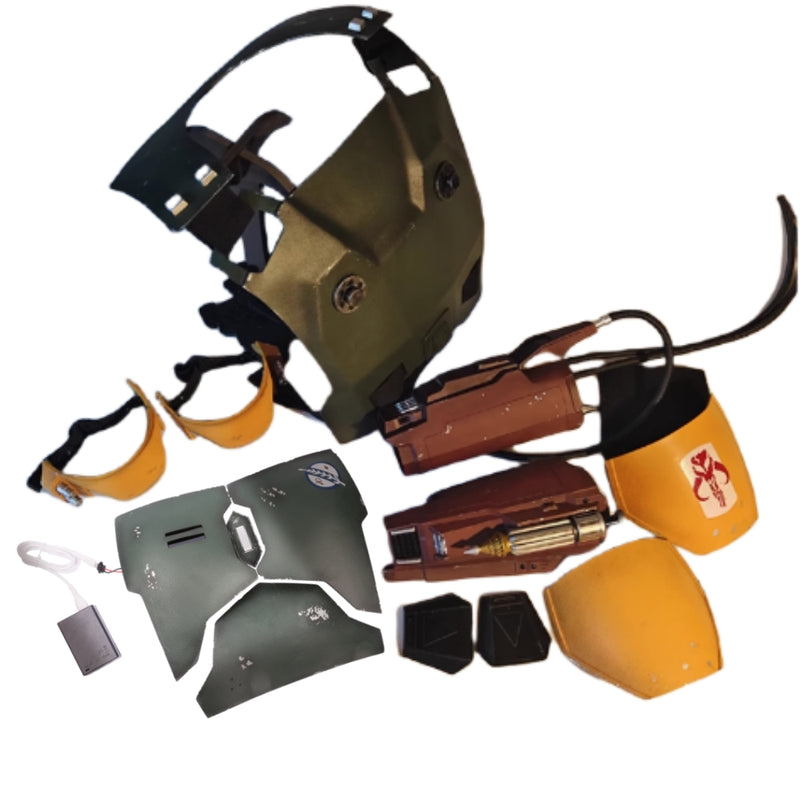 【10% off】Xcoser Star Wars The Book of Boba Fett Boba Fett Armors Helmet Set Cosplay Props