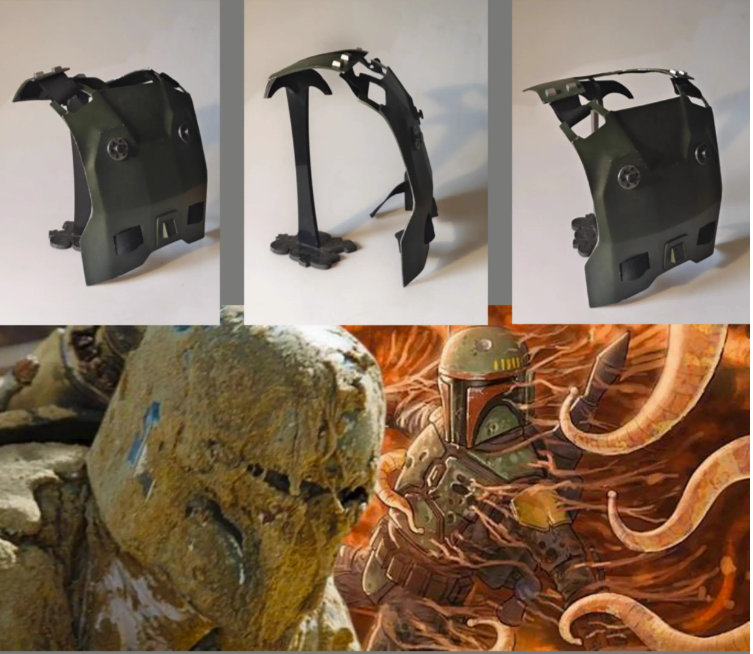 【10% off】Xcoser Star Wars The Book of Boba Fett Boba Fett Armors Helmet Set Cosplay Props