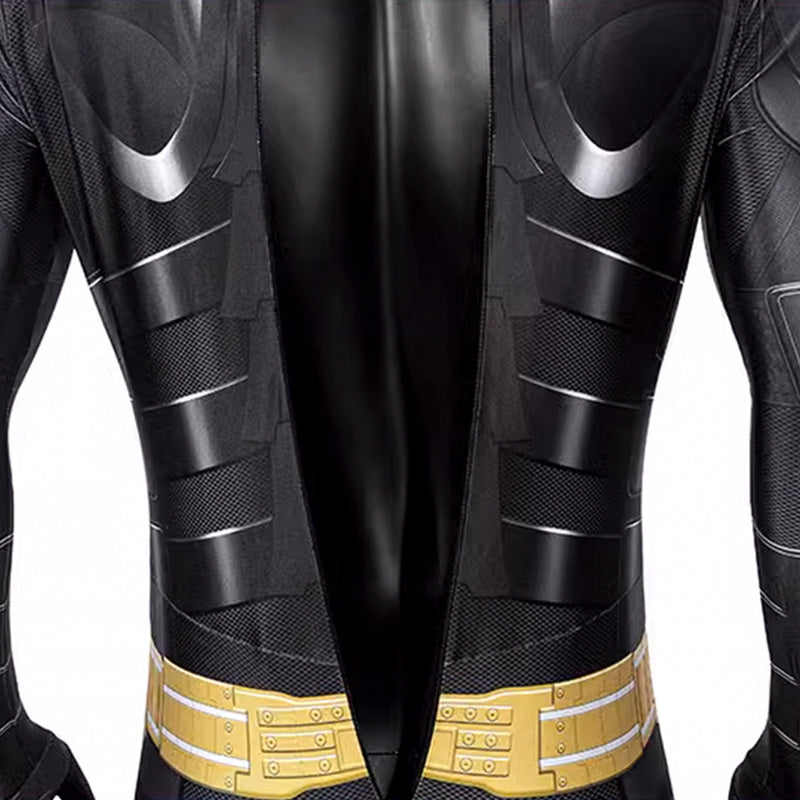 Xcoser Superhero The Dark Knight Rises Batman Cosplay Costume Bruce Bodysuit Jumpsuit