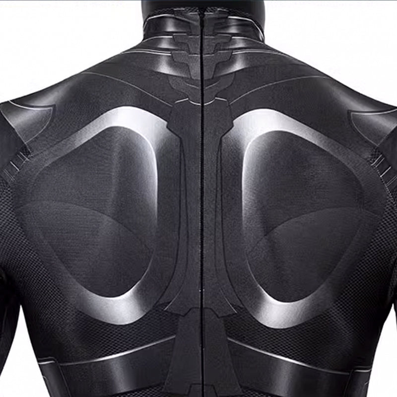 Xcoser Superhero The Dark Knight Rises Batman Cosplay Costume Bruce Bodysuit Jumpsuit