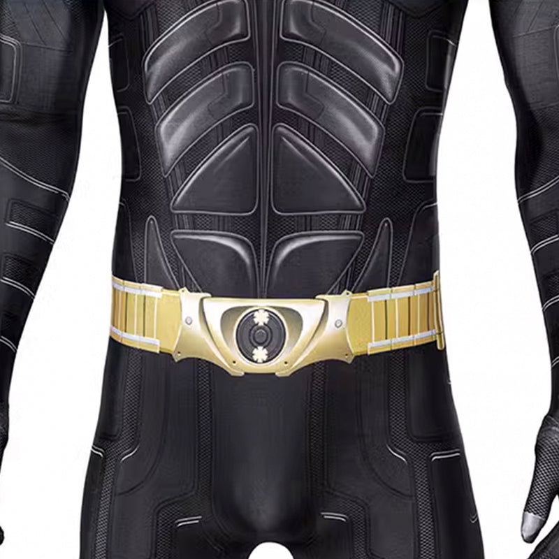 Xcoser Superhero The Dark Knight Rises Batman Cosplay Costume Bruce Bodysuit Jumpsuit