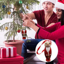 【New Arrival】Xcoser 2023 Funny Wood Santa Christmas Ornaments Xmas Tree Hanging Pendant Home Decors