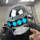 Daft Punk Helmet - Thomas Electroplated Silver Mask - Band Props Replicas