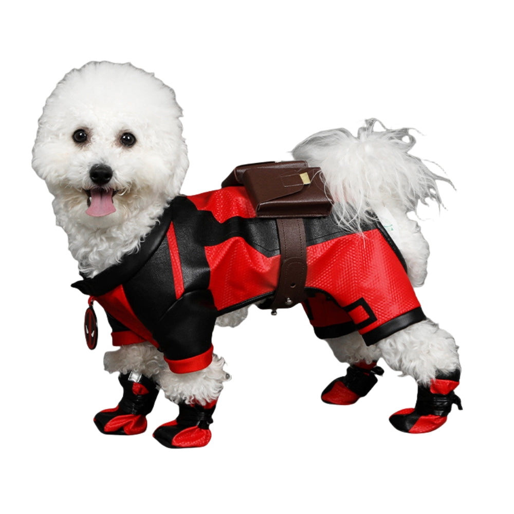 Deadpool3 Wolverine Dogpool Costume Outfit Pet Clothing