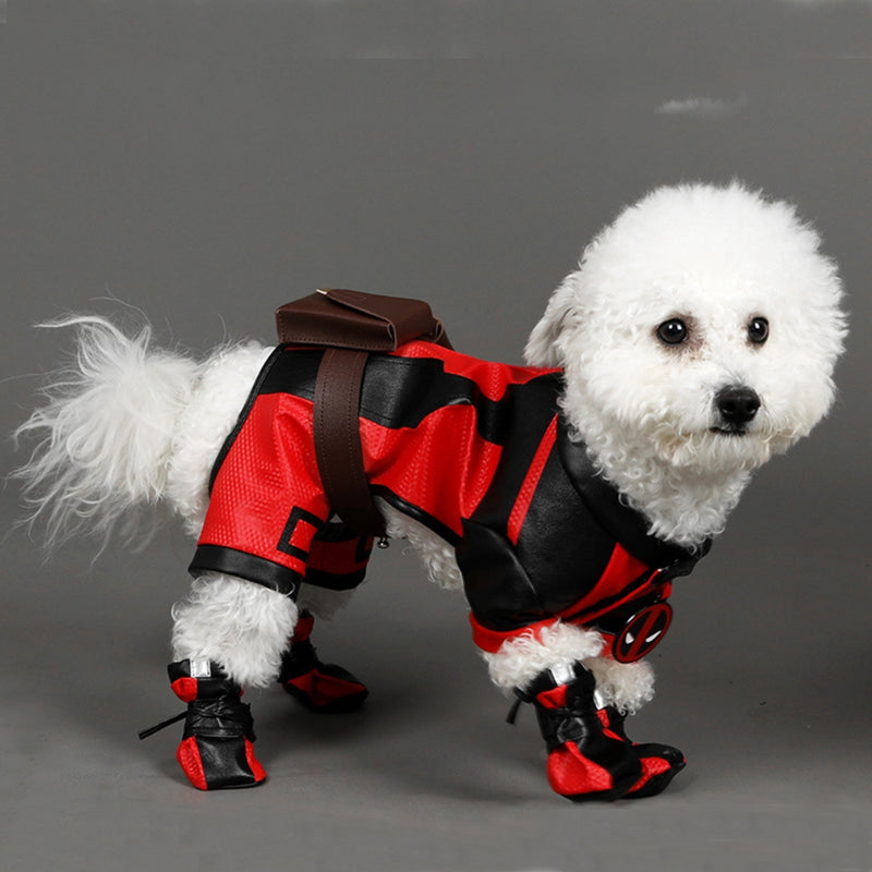 Deadpool 3 Wolverine Dogpool Cosplay Costume Outfit Pet Clothing Dog Cat Costume