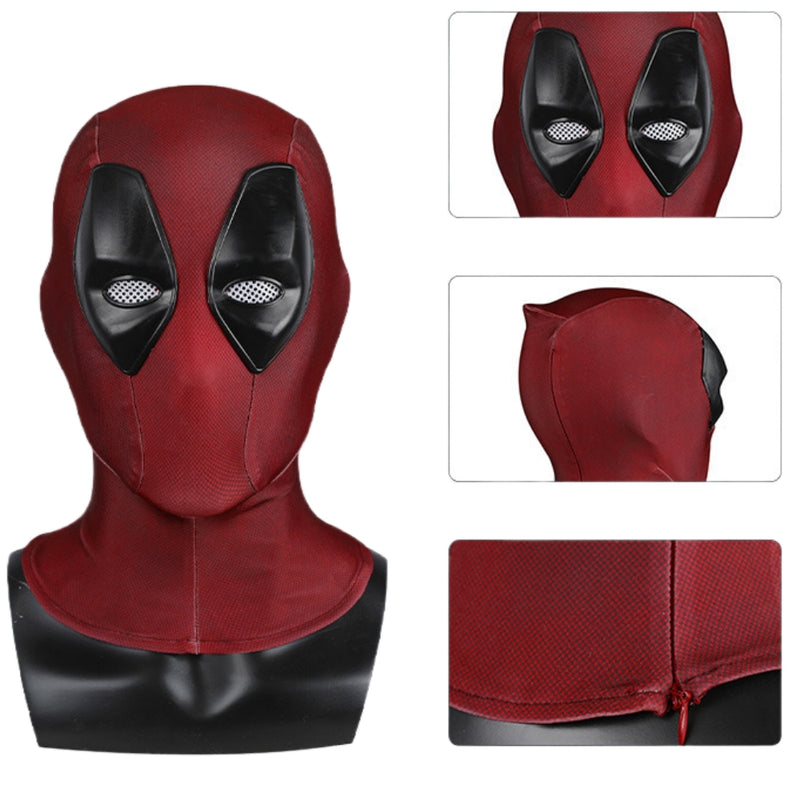 Xcoser Deadpool&Wolverine Wade Wilson Cosplay Mask Props Movie Replica Adult Halloween（in stock）