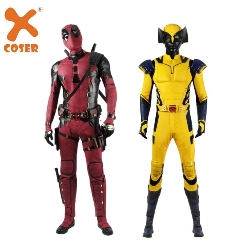Xcoser Deadpool&Wolverine Wade Wilson Wolverine Cosplay Costume Jumpsuit Outfit