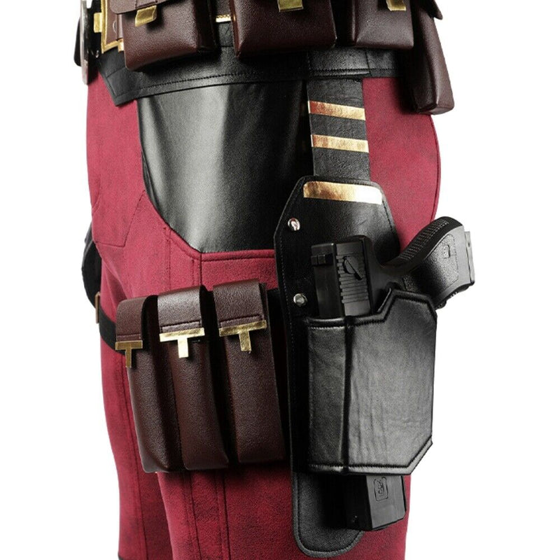 Xcoser Deadpool&Wolverine Wade Wilson Wolverine Cosplay Costume Jumpsuit Outfit