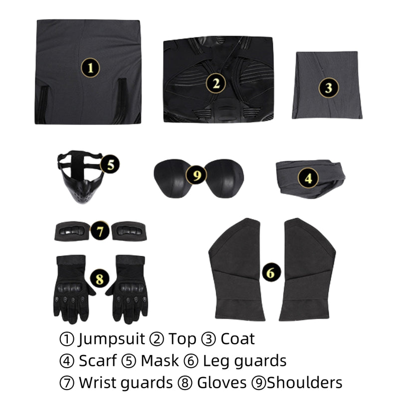 Xcoser Dune: Part Two Paul Atreides Cosplay Costume Outfit Jumpsuit Suit Prop Full Set