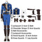 Xcoser Fallout Lucy Cosplay Costume Jumpsuit Bodysuit Belt Accessories Full Set